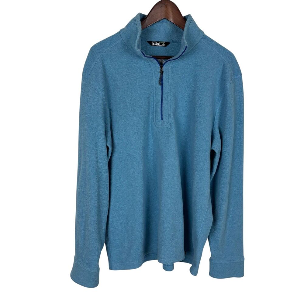 Stio Blue Fleece 1/2 Zip Pullover Sweater Men’s XL